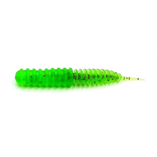Силиконовая приманка на хищника, Taipan Sting-Line, 2,3 дюйма, 12шт/уп, цвет №08 Green neon